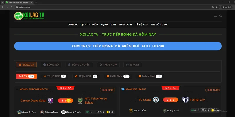 Nền Tảng Nào Xem Trực Tiếp Bóng Đá Đỉnh Nhất? 10 Xoilac - Nền tảng trực tiếp bóng đá hàng đầu hiện tại