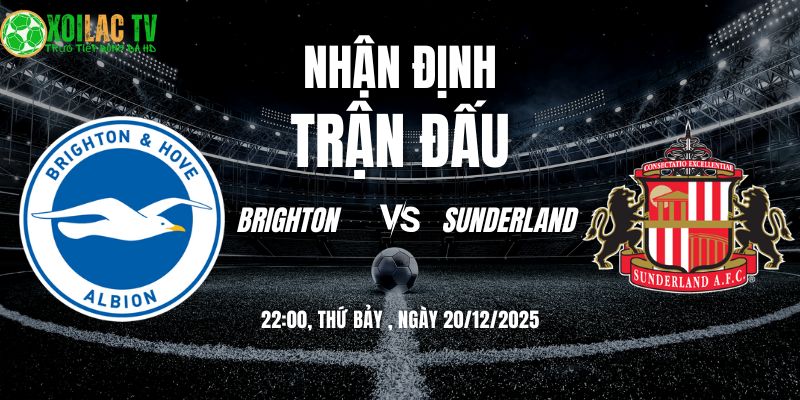 Nhận định Brighton vs Sunderland 22h00 20/12 6 Nhận định Brighton vs Sunderland 22h00 20/12/2025